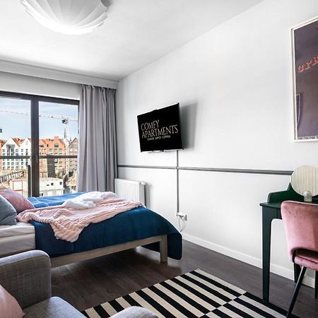 Waterlane W Oknami Na Rzeke - Marina View - Comfy Apartments Гданськ Екстер'єр фото