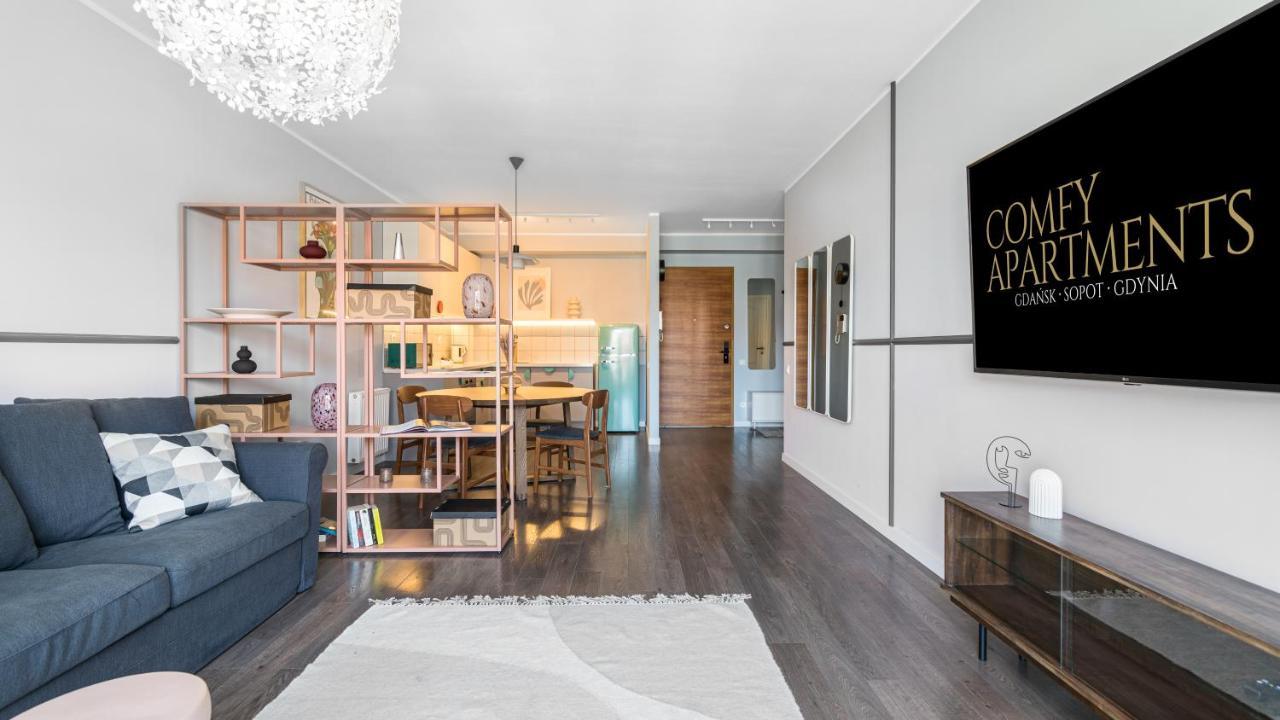 Waterlane W Oknami Na Rzeke - Marina View - Comfy Apartments Гданськ Екстер'єр фото